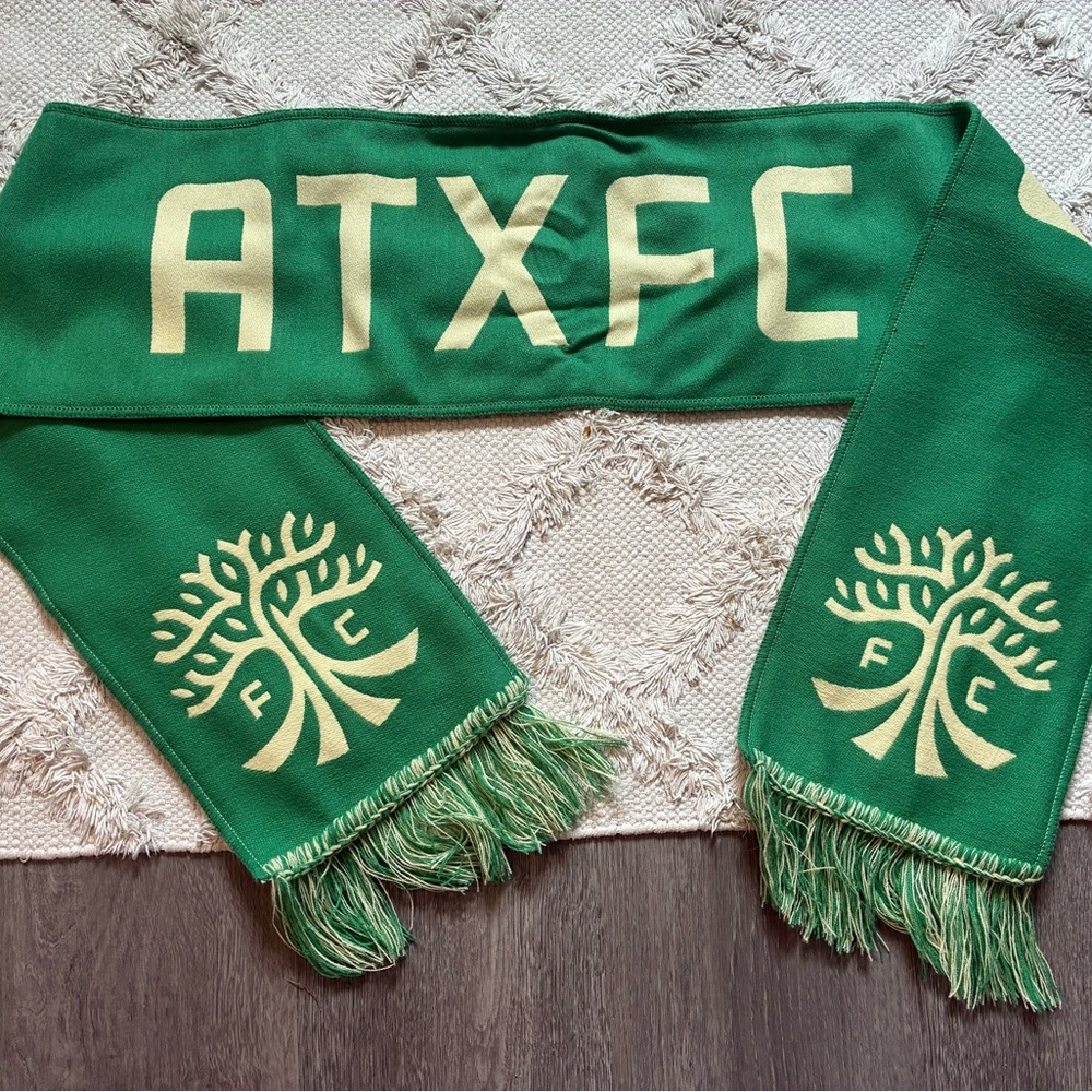 Austin FC Scarf with Tree/Armadillo Design